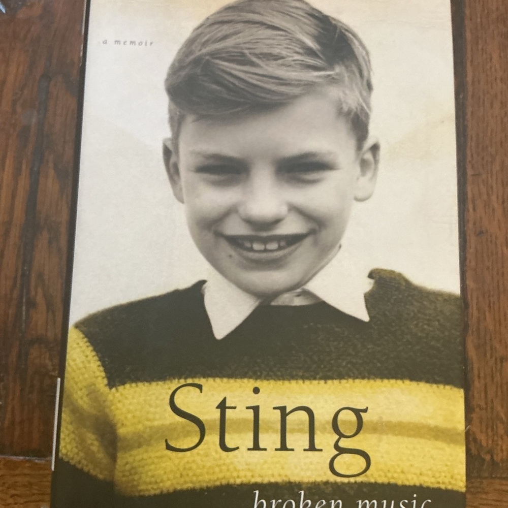 Sting 'Broken Music' Memoir Book